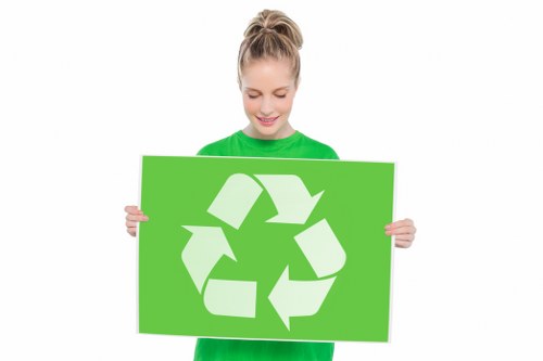 Eco-friendly disposal during garage clearance